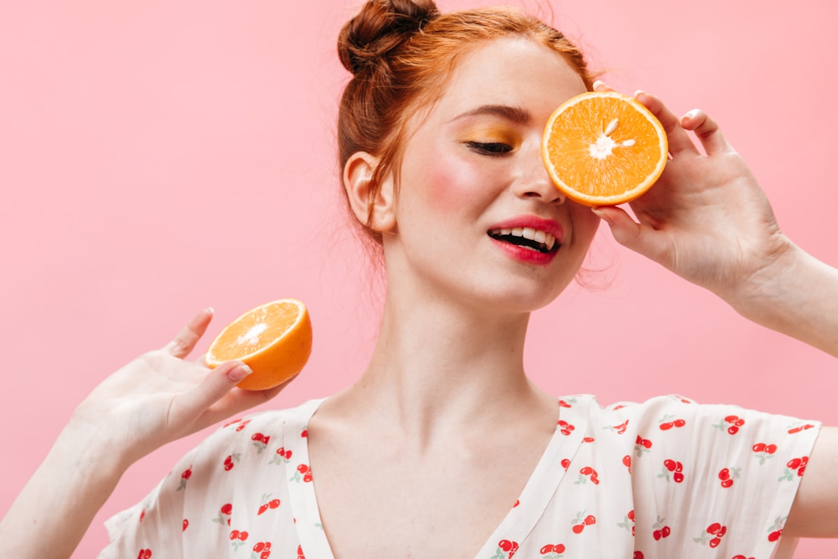 Cítricos con vitamina C para el brillo natural